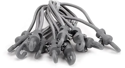 Riggatec Spannfix 4mm silbergrau 13cm 10 Stk.