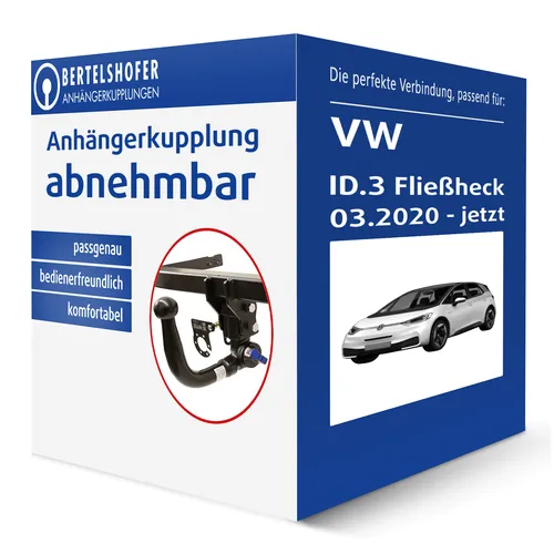 Produktbild TowCar Abnehmbare Anhängerkupplung für VW ID.3