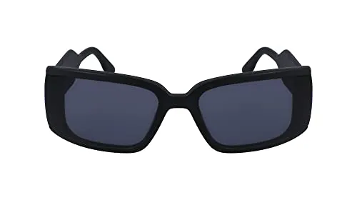 KARL LAGERFELD Uni-Sonnenbrille - Stilvolle Eleganz - Sonnenbrille aus hochwertigem Acetat, mit mattschwarzem Design und optimalem UV-Schutz für stilbewusste Träger.