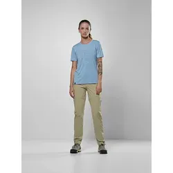 Salewa Funktionsshirt in Hellblau für Damen Größe 40 - Damen Funktionsshirt von Salewa - Hergestellt aus 56% recyceltem Polyester, ideal für Outdoor-Aktivitäten mit hohem Tragekomfort und umweltfreundlichem Material.