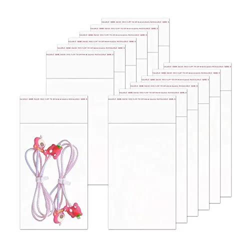 8x13cm 100 Stück kleine durchsichtige Zellophantüten selbstklebende Tüten OPP-Polybeutel für Süßigkeiten Schmuck Halsketten Snacks Nüsse Geschenk Partybevorzugung (15 Größen verfügbar)