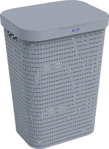 Produktbild Rotho Wäschesammler Country 55 L misty blau