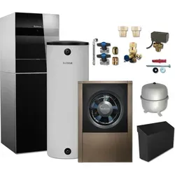 Buderus WLW196i-14 AR T190, Luft/Wasser-Wärmepumpe, P200.5 S-B, 1 gemischter HK