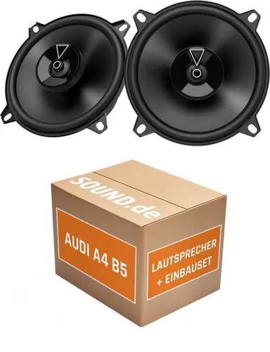 JUST SOUND best choice for caraudio Lautsprecher Boxen Einbauset JBL Club3 54F Audi A4 B5 Auto-Lautsprecher (45 W, 13 cm)
