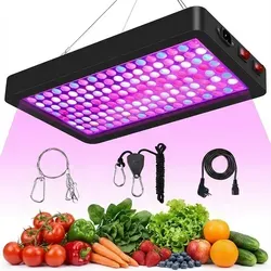 47W Pflanzenlampe LED Vollspektrum für Zimmerpflanzen mit VEG/BLOOM Schaltern