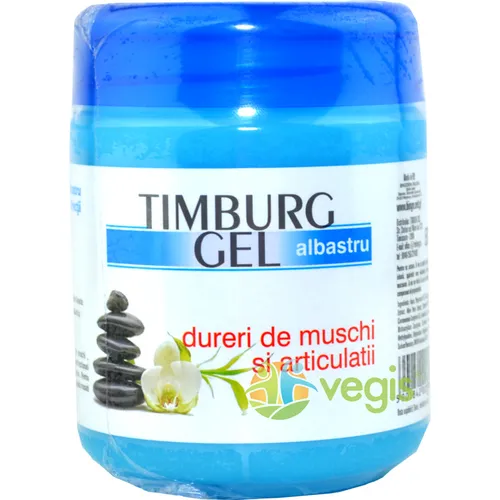 Timburg Gel Massierend Blau für Schmerzen Muskeln E Gelenke, 500ml