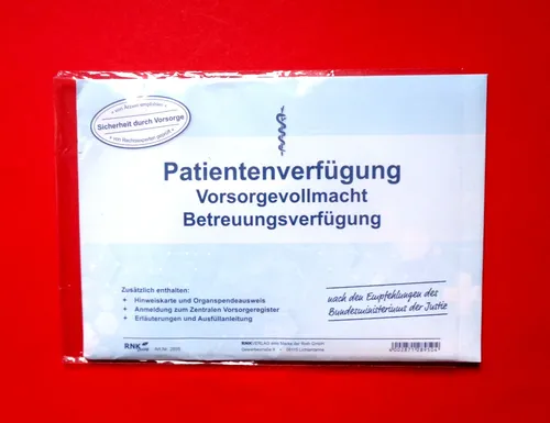 RNK-Verlag Patientenverfügung Formulare 2895
