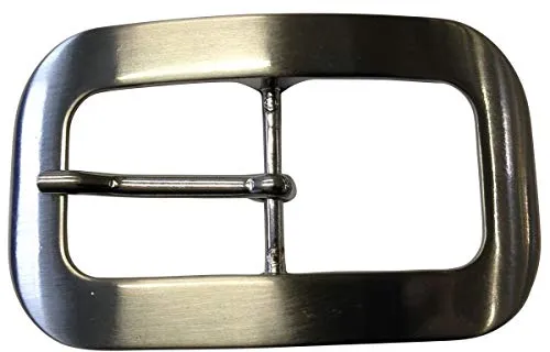 BELTINGER Gürtelschnalle Doppel 3,0 cm | Buckle Gürtelschließe 30mm Massiv | Dorn-Schließe | Für Wechselgürtel bis zu 3cm Breite | Silber