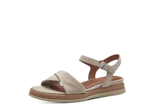 Tamaris Damen Sandalen 1-28258-42/367 - Elegante Tamaris Sandalen in Braun, perfekt für warme Tage. Bequeme Passform und stilvolles Design machen sie zum idealen Begleiter für jeden Anlass.