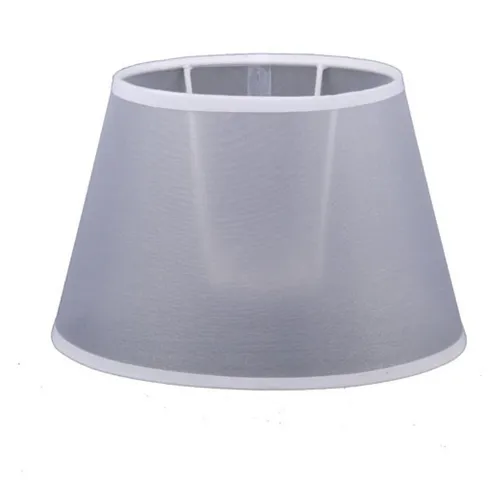 Dirk Davids Ovaler Lampenschirm für Tischleuchte - Transparent Weiß 24-16-16cm - Moderner ovaler Lampenschirm aus transparentem Kunststoff, ideal für Tischleuchten. Verleiht jedem Raum eine stilvolle Atmosphäre und passt perfekt zu E27-Fassungen.