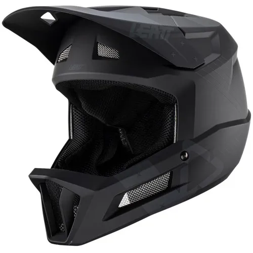 Leatt Helmet MTB Gravity 2.0 V23 Stealth - Größe L (59-60cm) - Hochwertiger Downhill-Fahrradhelm mit 360° Turbine Technology, reduziert Gehirnverletzungsrisiko um bis zu 40% bei Stößen, ideal für anspruchsvolle Trails.