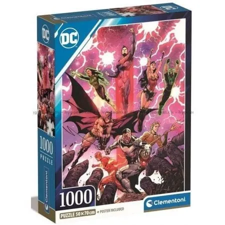 Puzzle 1000 Kompakt DC Comics Gerechtigkeitsliga 39853
