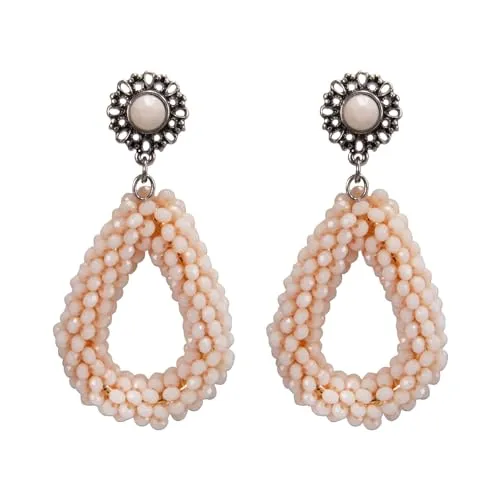 Alpenflüstern Trachten Glamour-Ohrhänger Helena in orange von Alpenflüstern