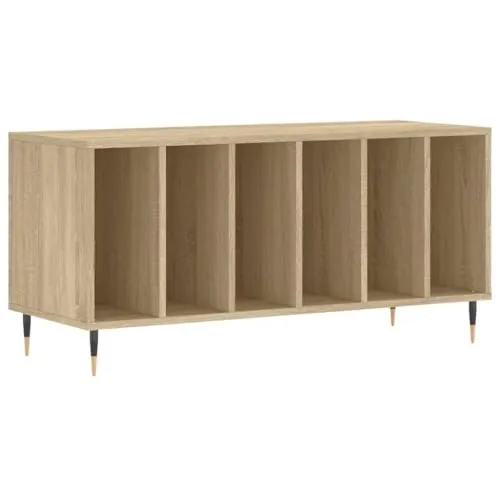 vidaXL Plattenschrank für Schallplatten - TV-Halterungen und Möbel, idealer Stauraum für LPs und stabiler Platz für deinen Plattenspieler dank robuster Oberplatte und Eisenbeinen.