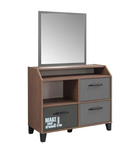 Design Kommode aus Handarbeit - Moderner Holzschrank - Elegante Kommode mit 3 Schubladen, ideal für Schlafzimmer. Maße: 98 x 42 x 85 cm. Hergestellt aus hochwertigem Holz, überzeugt durch modernes Design und ist einfach montierbar.