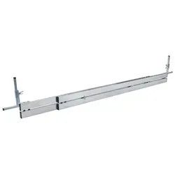 Verstellbare Abziehschiene aus Aluminium, Lange 145-235 cm, Höhe 0-14 cm stufenlos einstellbar, für Pflastersteine und Platten