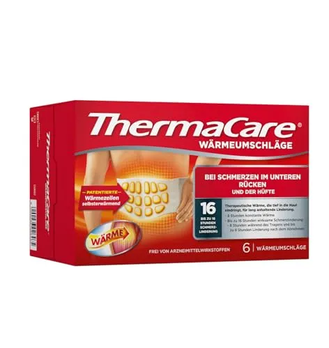 ThermaCare Wärmeumschläge Rückenschmerzen 6 St