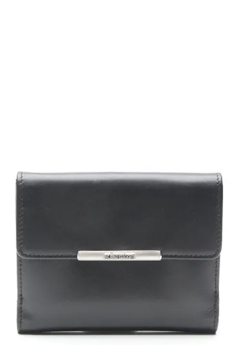 Esquire Helena RFID Wallet Black - Herren-Geldbörsen, elegantes Design aus hochwertigem Leder mit RFID-Schutz für maximale Sicherheit und praktisches Format (12 x 9,5 x 3 cm)