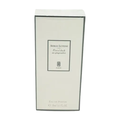 Serge Lutens Five o'clock au gingembre Eau de Parfum 50 ml - Erleben Sie den einzigartigen Duft von Five o'clock au gingembre. Dieses Eau de Parfum in einer 50 ml Flasche bietet ein intensives Dufterlebnis für besondere Anlässe.