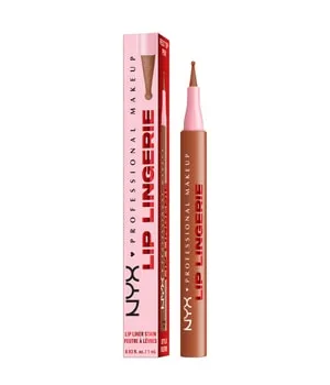 NYX PROFESSIONAL MAKEUP Lippenstift LIP LINGERIE LIP LINER STAIN, wisch- und wasserfesten Halt, mit präziser Filzkugelspitze