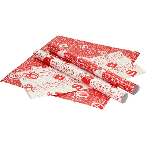 Geschenkpapier Rot von Lobbes