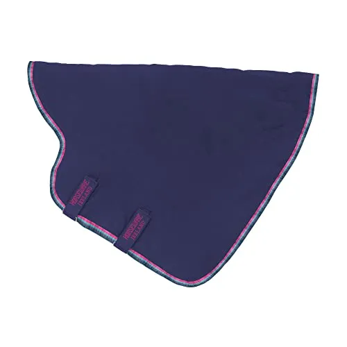 Horseware Rambo Optimo Stable Hood 200g - Navy/Burgundy - Reit- & Pferdebedarf, atmungsaktives Halsteil für optimalen Komfort, ohne Halsteilanbringung, ideal für wechselhafte Wetterbedingungen.