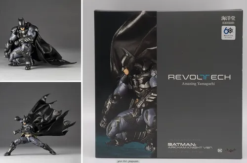 Revoltech Kaiyodo Amazing Yamaguchi Batman Arkham Knight Figur - Fertig...