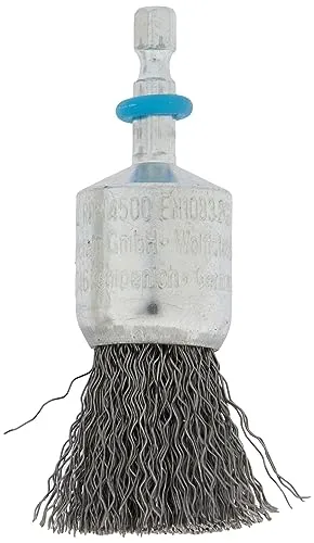 wolfcraft 2126000 Stahldraht-Pinselbürste