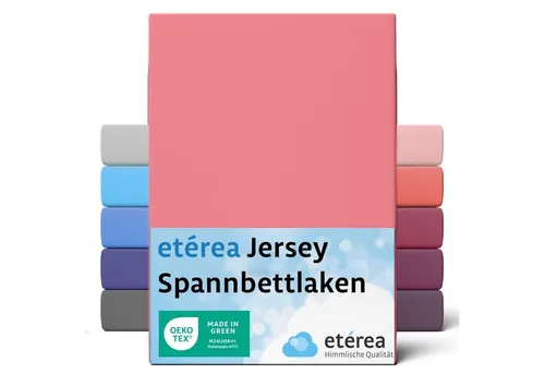 etérea Himmlische Qualität Spannbettlaken etérea Comfort Jersey Spannbettlaken, Jersey, Gummizug: rundum, (1 Stück)