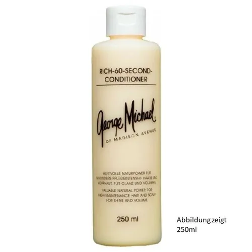 George Michael Rich 60 Second Conditioner 1000ml - Shampoos & Spülungen - Reichhaltige Pflegekur für pflegeintensive Haare, angereichert mit Weizenproteinen für Geschmeidigkeit und Glanz.