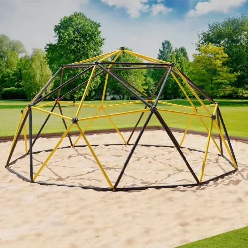 VESKA Klettergerüst Dome Climber für Kinder – Geodome aus Metall - Erleben Sie Kletterspaß mit dem VESKA DomeClimber! Der witterungsbeständige, robuste Rahmen aus feuerverzinktem Stahl ermöglicht bis zu 4 Kindern gleichzeitig unbeschwertes Spielen im Garten.