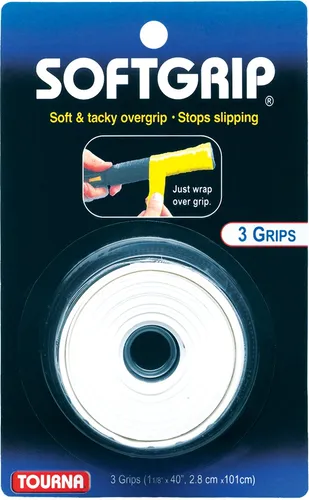 Tourna Overgrip Softgrip weiss 3er