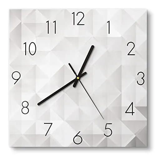 DEQORI Glasuhr in grau von DEQORI