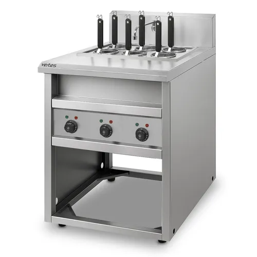 VERTES Spaghettitopf Gastro Nudelkocher 3x 1700 Watt mit 3 Kochbecken