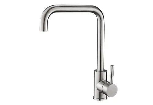 HAC24 Küchenarmatur Niederdruckarmatur Einhandmischer Armatur Spültischarmatur Küche Edelstahl, Matt