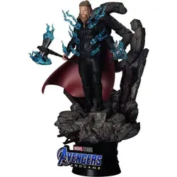 Beast Kingdom Avengers: Endgame D-Stage Diorama Thor 16 cm - Aufstellfigur aus PVC, detailreiche Statue von Thor, perfekt für Sammler und Marvel-Fans.