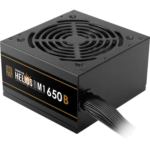 Gamdias Helios M1-650B Netzteil 650W - Hochwertiges Netzteil mit 650W für stabile Energieversorgung, ideal für Gaming-PCs und leistungsstarke Systeme.