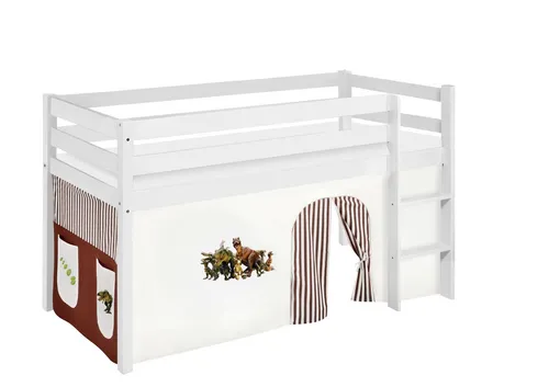 Lilokids Kinderbett JELLE Disney Eiskönigin - Hochbett mit Vorhang - Das Lilokids Spielbett JELLE ist ideal für kleine Träumer und Abenteurer. Mit einem bezaubernden Vorhang von