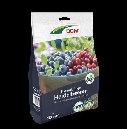 Cuxin DCM Spezialdünger Heidelbeeren 750 g Beerendünger Sträucher NPK 5-3-6 BIO