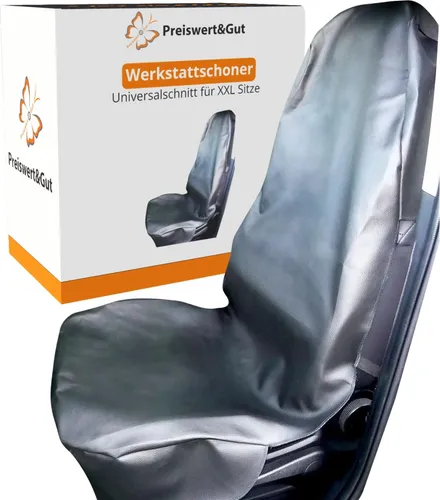 Auto Sitzbezüge XXL - Werkstattschoner wasserabweisend für Autositz - Sitzbezug Schonbezug Schonbezüge aus Kunstleder