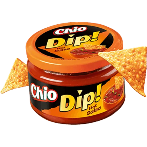 Chio Dip Hot Salsa Premium Qualität für Vegetarier geeignet 200 ml
