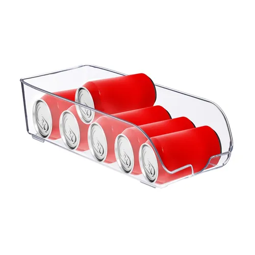 Kühlschrank Organizer Küchen Organizer transparent Kühlschrankbox mit Griff 2 x