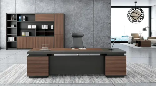 Eckschreibtisch Holz L-Form für modernes Büro - Moderner Eckschreibtisch aus Holz in L-Form, ideal für effizientes Arbeiten. Maße: 280 x 200 cm, perfekt für jedes Arbeitszimmer oder Home Office. Keine Montage erforderlich, sofort einsatzbereit.