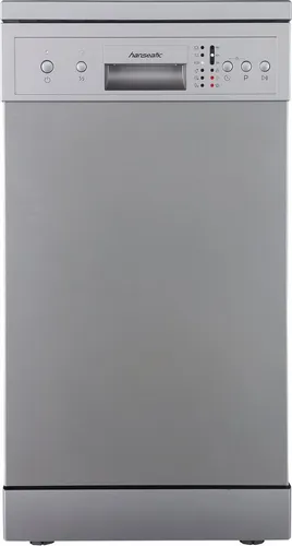 Hanseatic Standgeschirrspüler HG4585E97636S – 9 Maßgedecke in silber
