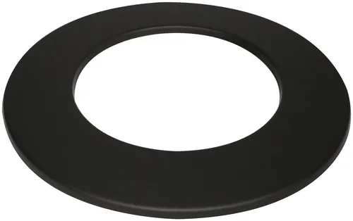 JUSTUS Rosette für Kaminöfen 150 mm - Hochwertige Rosette aus Stahlblech in Schwarz, ideal zur eleganten Abdeckung von Durchmessern. Perfekt für einen sauberen und ansprechenden Look bei Kaminöfen.