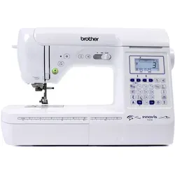 Brother Nähmaschine Innov-is F410 - Nähmaschine für kreative Projekte, ausgestattet mit 100 Nähstichen und praktischem Zubehör für einfaches Arbeiten.