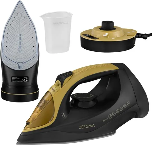 ZEEGMA IRONEE Kabelloses Dampfbügeleisen in schwarz von Zeegma