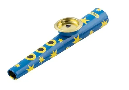 Ameisenkeks® Original Zinn-Kazoo in BLAU Metallkazoo