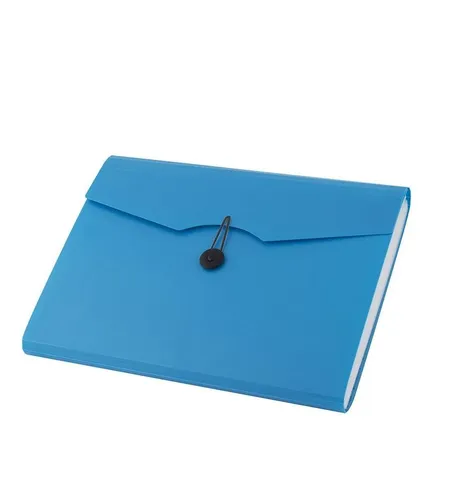 A4 Mappe 12 Fächer blau D.RECT