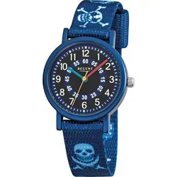 Regent F-951 Kinder-Armbanduhr - Armbanduhr für Kinder mit bunten Zeigern, 3 ATM wasserdicht und robustem Aluminium-Gehäuse – ideal für kleine Abenteurer!